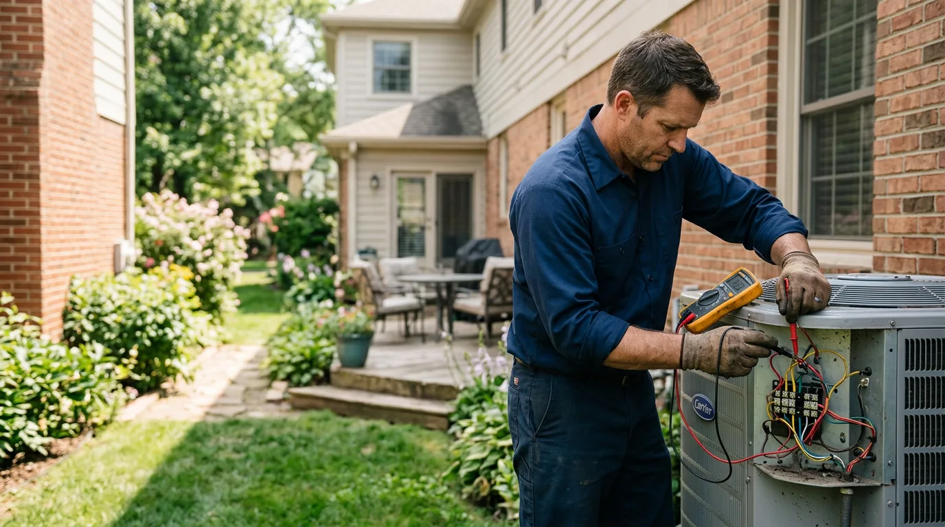 HVAC technician working near Drayden, MD